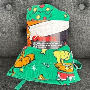 NEW 🆕 Garfield Men's Microfleece Christmas Lounge Pants XL